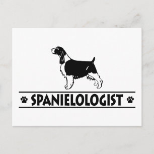 Carte Postale Humoristique anglais Cocker Spaniel