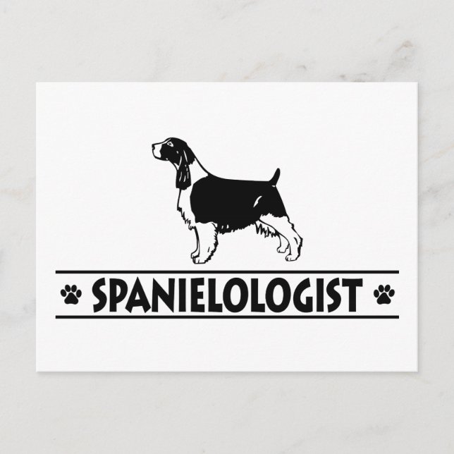 Carte Postale Humoristique anglais Cocker Spaniel (Devant)