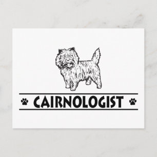 Carte Postale Humoristique Cairn Terrior