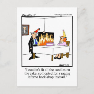 Carte postale humoristique d'anniversaire "Spectic