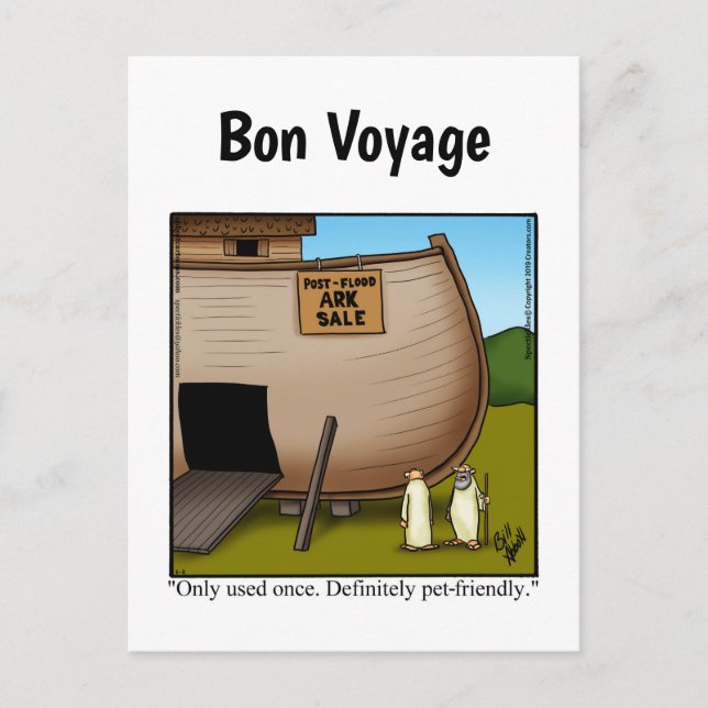 Carte postale humoristique de bateau de croisière  (Devant)
