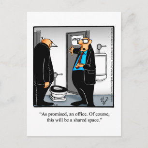 Carte postale humoristique de retraite "Lunettes d