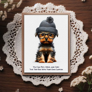 Carte postale humoristique personnalisable pour to