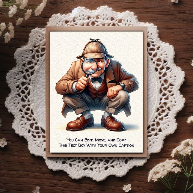 Carte postale humoristique personnalisable pour to (Créateur téléchargé)