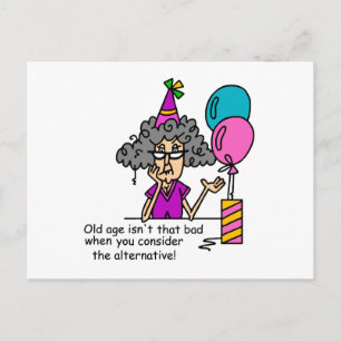 Carte Postale Humour alternatif d'anniversaire