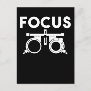 Carte Postale Humour de médecins oculistes opticiens drôles