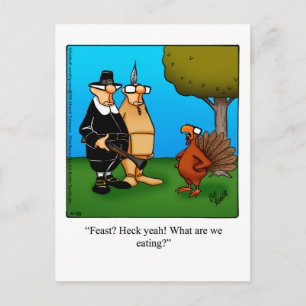 Carte postale Humour de Thanksgiving "Spectickles"