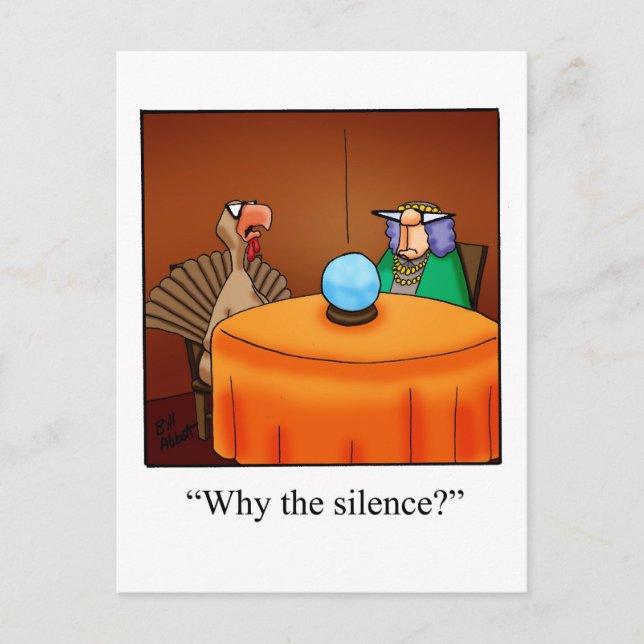 Carte postale Humour de Thanksgiving "Spectickles" (Devant)