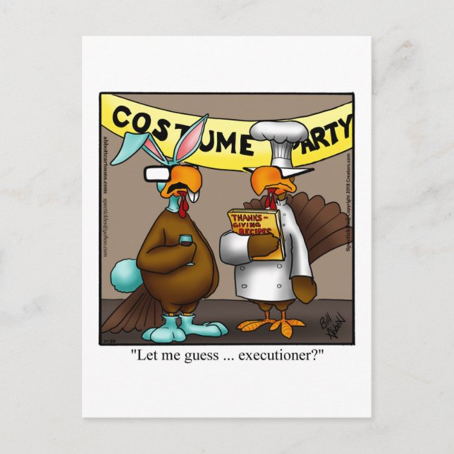 Carte postale Humour de Thanksgiving "Spectickles" (Devant)