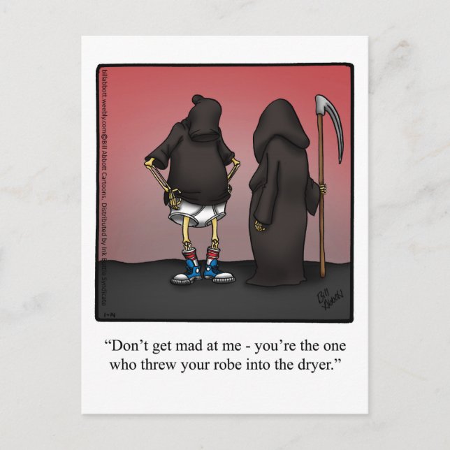 Carte postale Humour Halloween (Devant)
