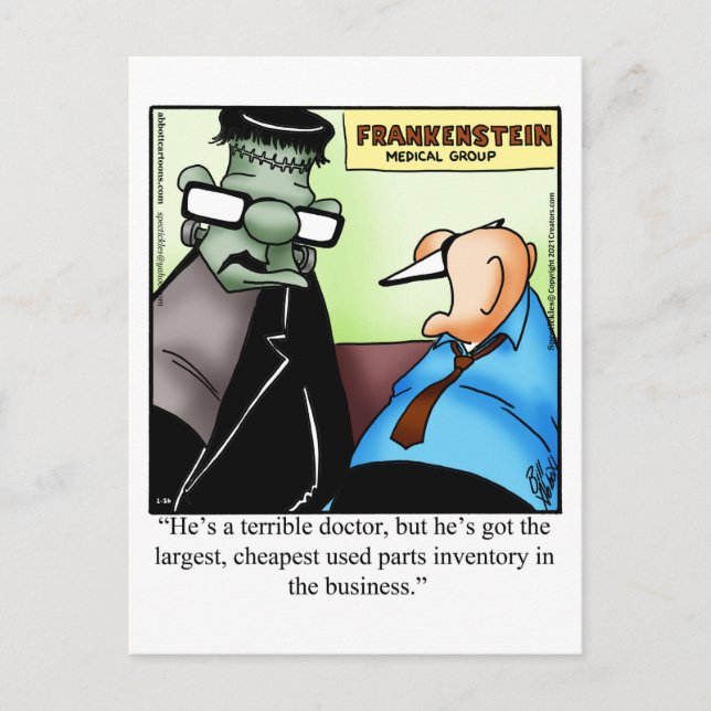Carte postale Humour Halloween (Devant)