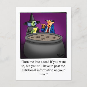 Carte postale Humour Halloween