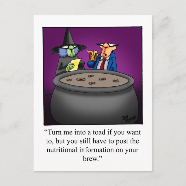 Carte postale Humour Halloween (Devant)