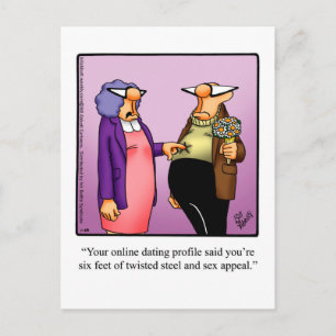 Carte postale Humour mariage amusant
