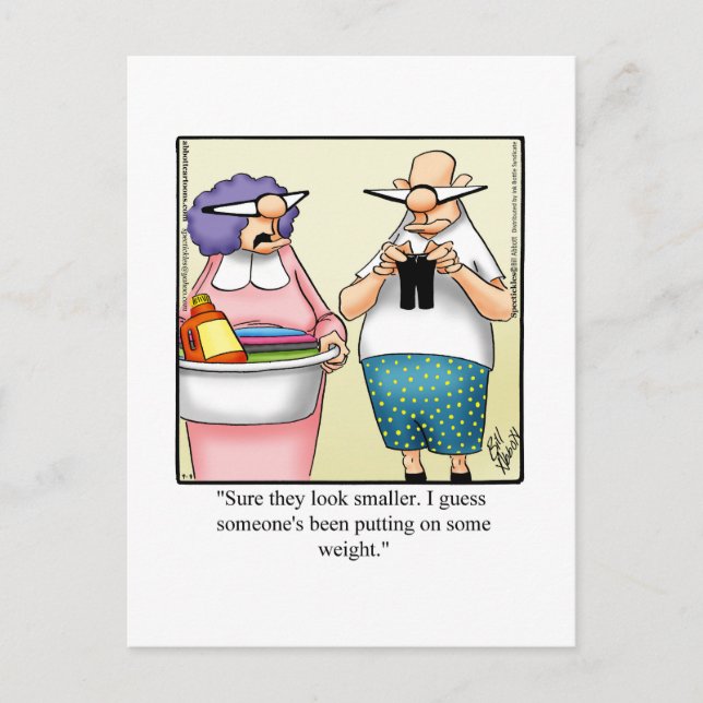 Carte postale Humour mariage amusant (Devant)