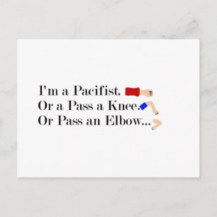 Carte Postale Humour pacifiste mixed martial art