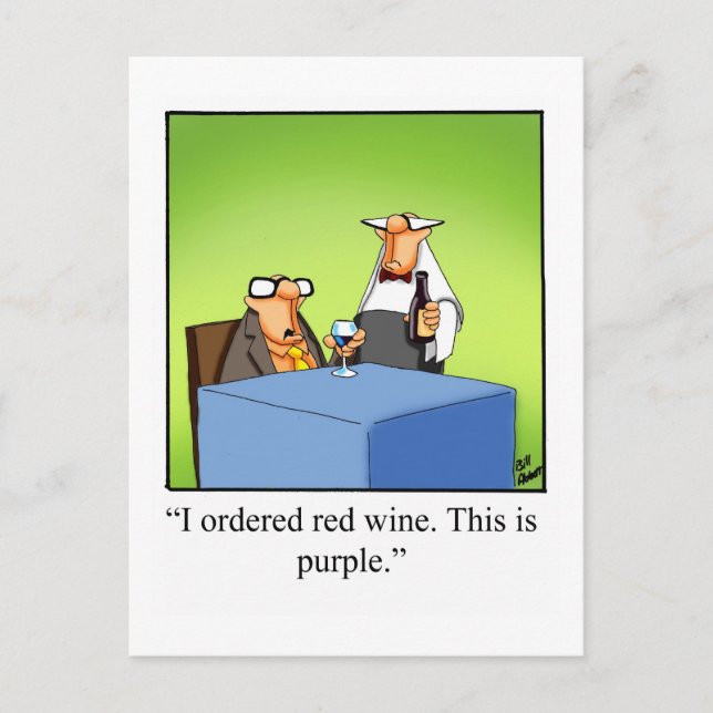 Carte postale Humour vin amusant "Spectickles" (Devant)