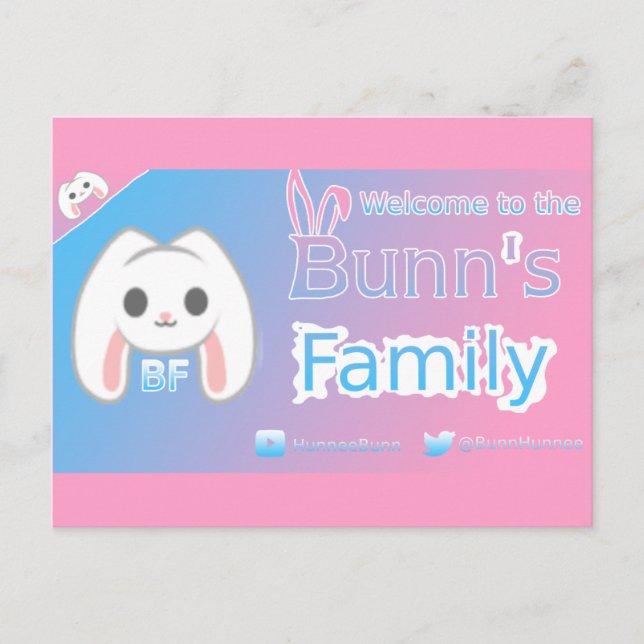 Carte postale HunneBunn (Devant)