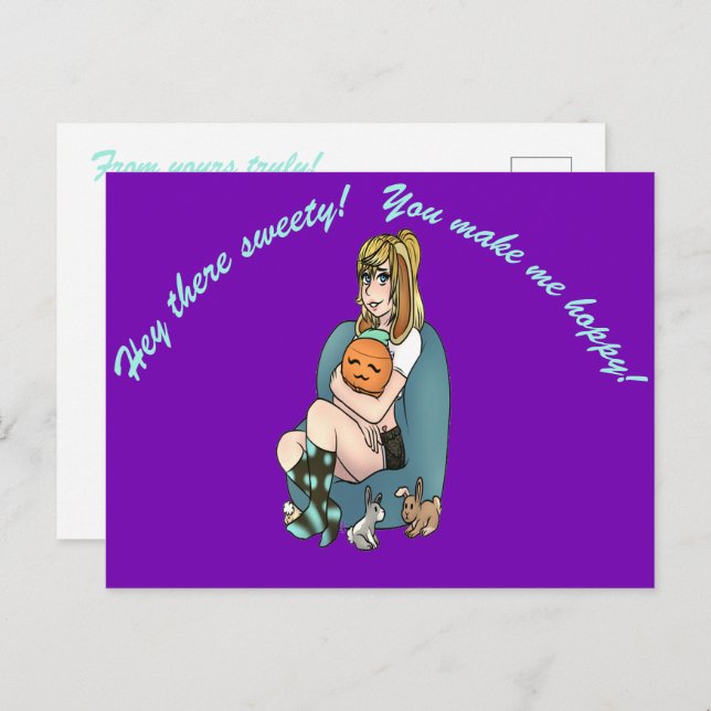 Carte postale HunneeBunn (Devant / Derrière)