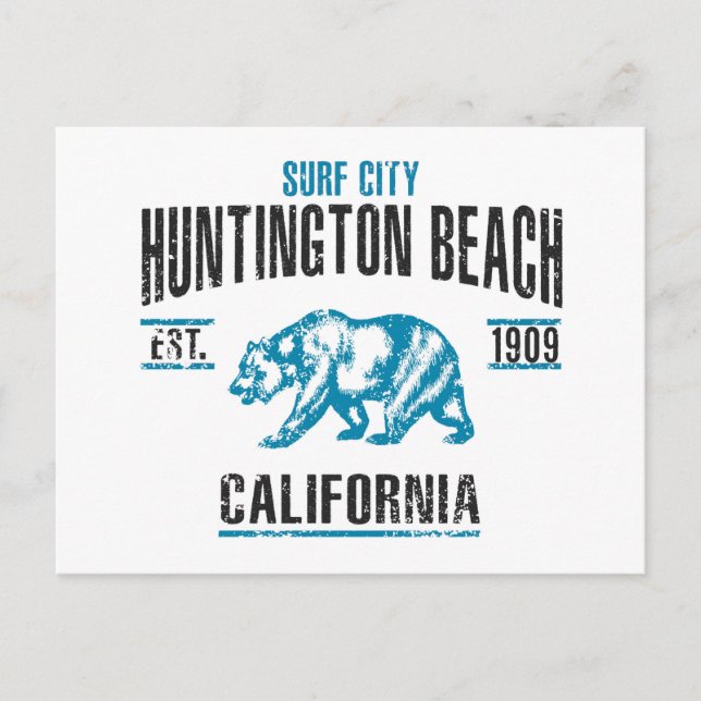 Carte Postale Huntington Beach (Devant)