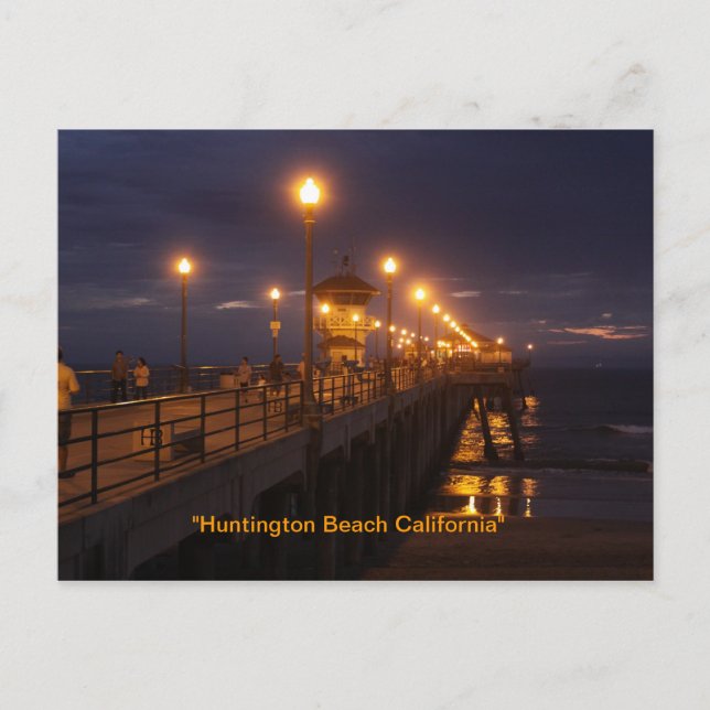 Carte Postale "Huntington Beach California" (Devant)
