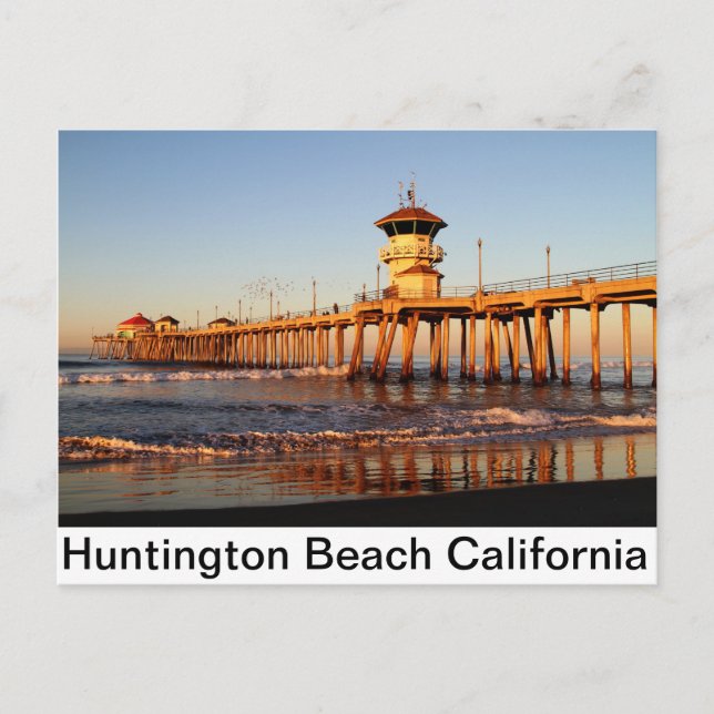 Carte Postale Huntington Beach Californie (Devant)