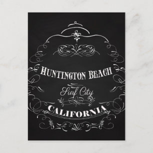 Carte Postale Huntington Beach, Californie - Surf City