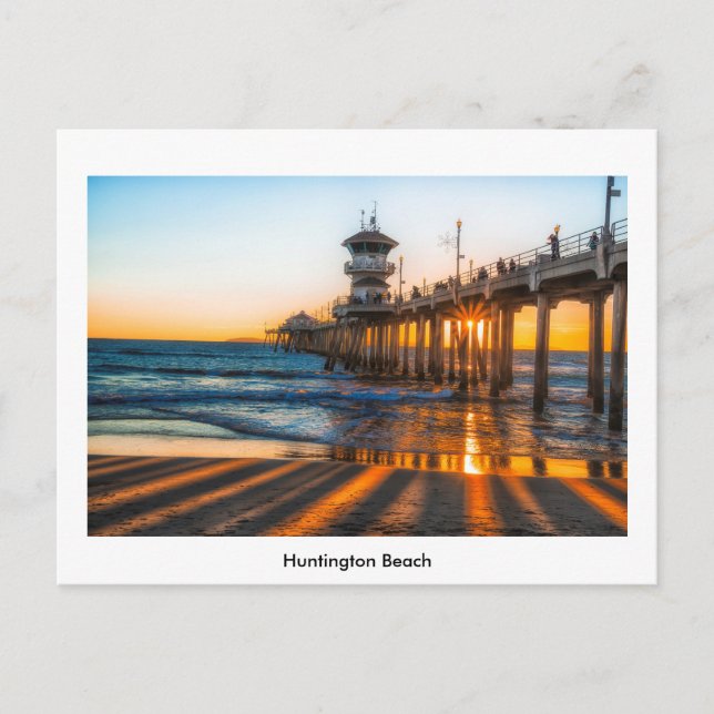 Carte postale Huntington Beach Pier (Devant)