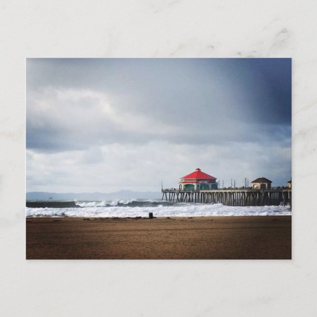 Carte Postale Huntington Beach Pier, CA (Devant)