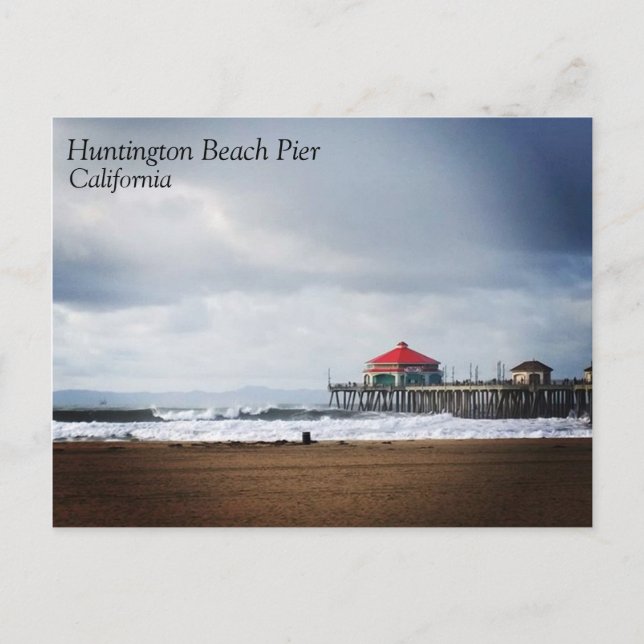 Carte Postale Huntington Beach Pier, Californie (Devant)