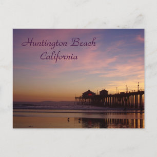 Carte Postale Huntington Beach Pier, Californie