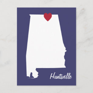 Carte postale Huntsville Alabama