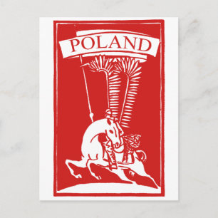 Carte Postale Hussar à ailes polonaises vintages