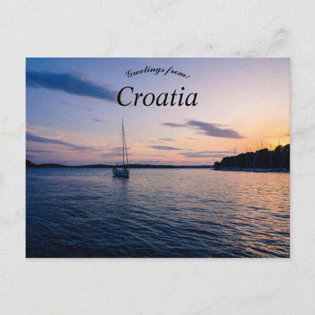 Carte Postale Hvar Coast (Devant)