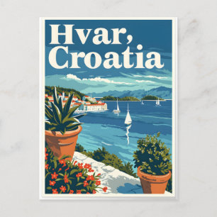 Carte Postale Hvar Croatie