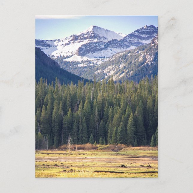 Carte Postale Hyalite Peaks Bozeman, Montana (Devant)