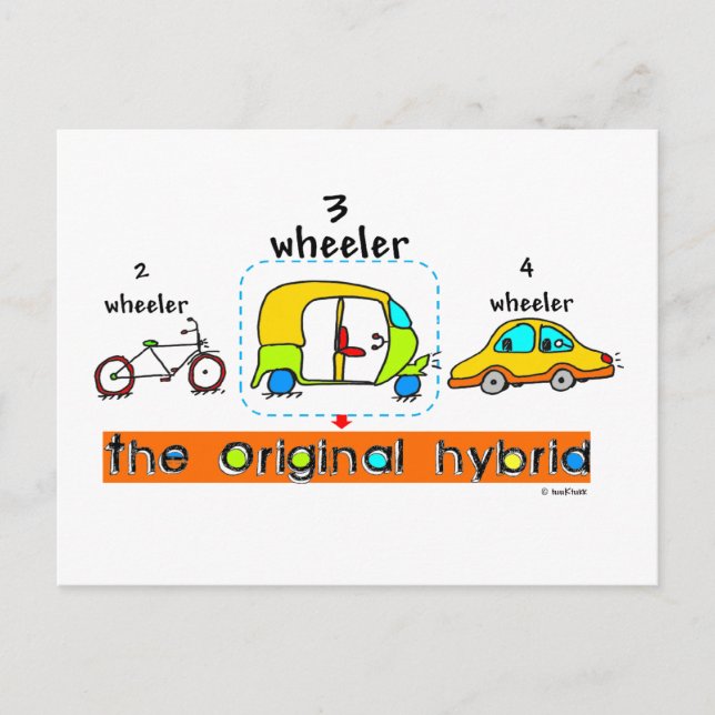 Carte Postale Hybride d'origine (Devant)