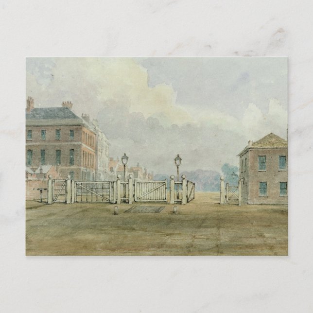 Carte Postale Hyde Park Corner Turnpike, 1785 (Devant)