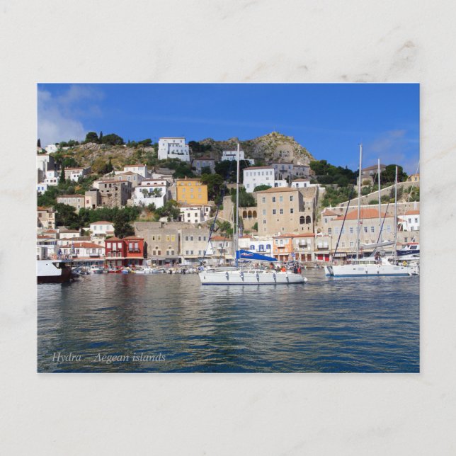 Carte Postale Hydra - îles de la mer Égée (Devant)