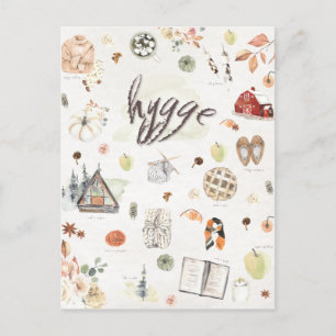 Carte Postale Hygge Automne Octobre