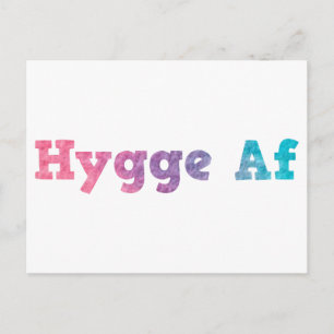 Carte Postale hygge de
