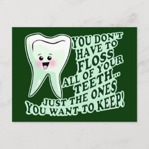 Carte Postale Hygiéniste dentiste ou orthodontiste