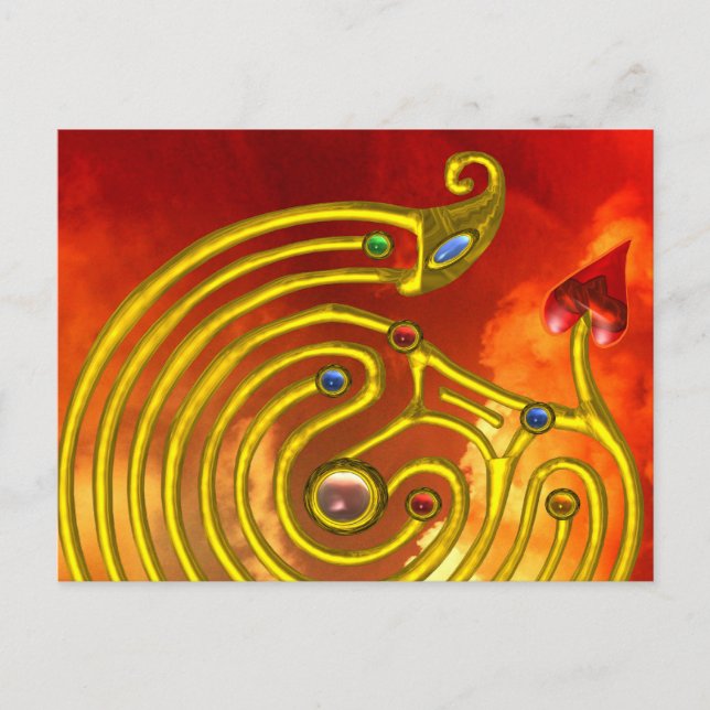 CARTE POSTALE HYPER LABYRINTH (Devant)