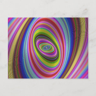 Carte Postale Hypnose colorée