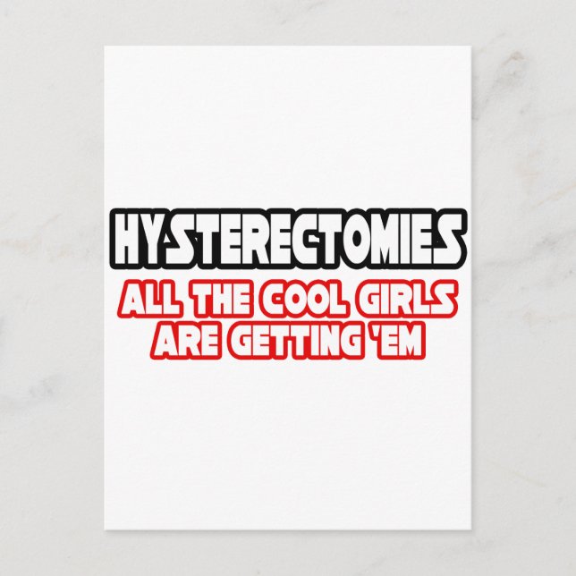 Carte Postale Hystérectomies...Filles Cool (Devant)