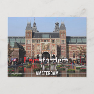 Carte Postale I Amsterdam Landmark, Amsterdam Holland