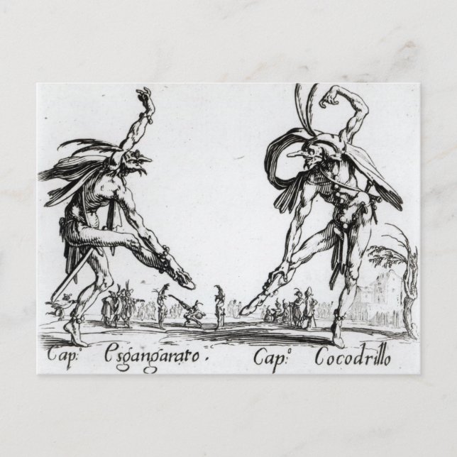 Carte Postale I Balli de Spessanei ou Le Grande Chasse (Devant)