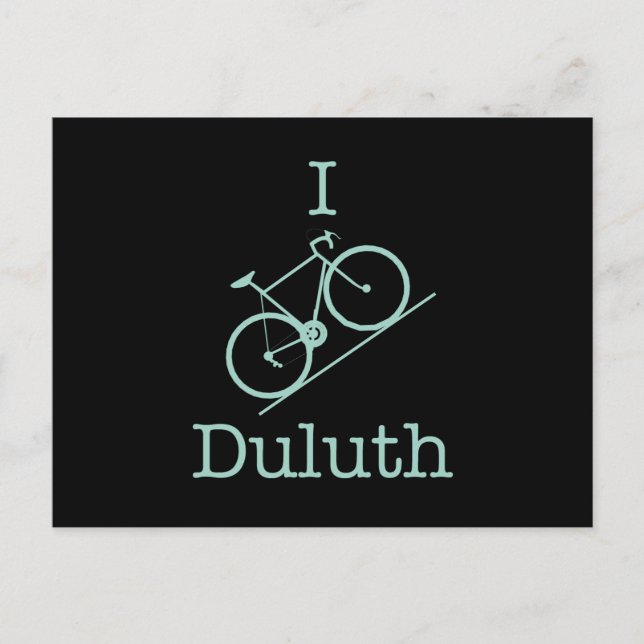 Carte Postale I Bike Duluth (Devant)