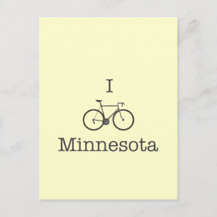 Carte Postale I Bike Minnesota