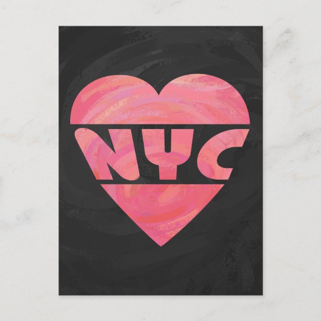 Carte Postale I Coeur NYC (Devant)
